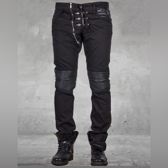 Nuts & Bolts Black Jeans, marked size 29 (waist) 34 (length) NWOT - Picture 11 of 14